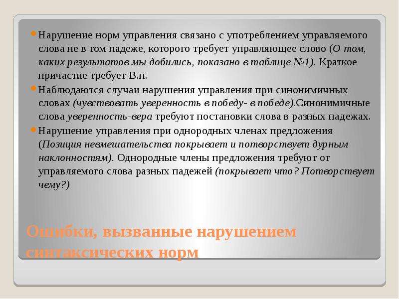 Нарушение норм управления. Нарушены нормы управления. Норма управления нарушена в предложении. Исправьте ошибки связанные с нарушением норм управления. Ошибки связанные с управлением.