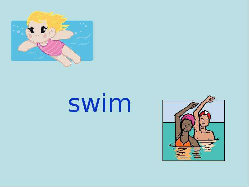 Swimming презентация на английском