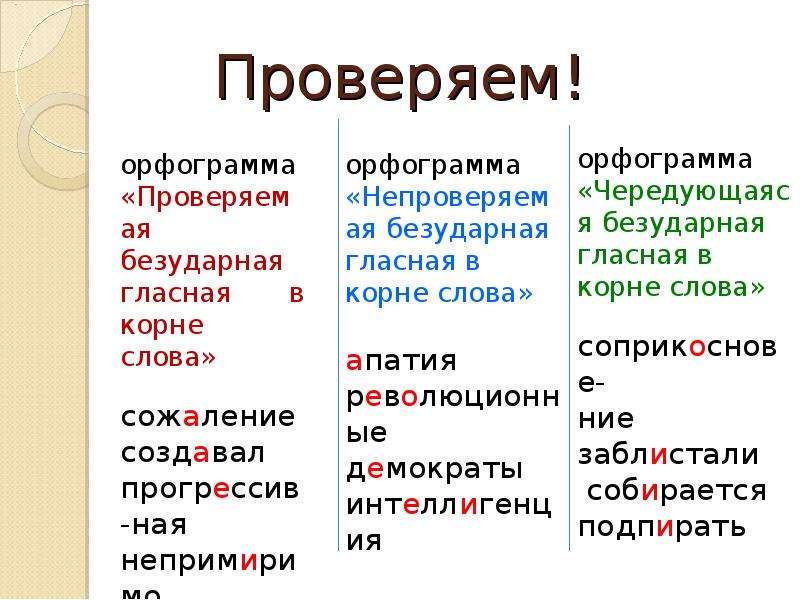 Иллюстрация орфограмма