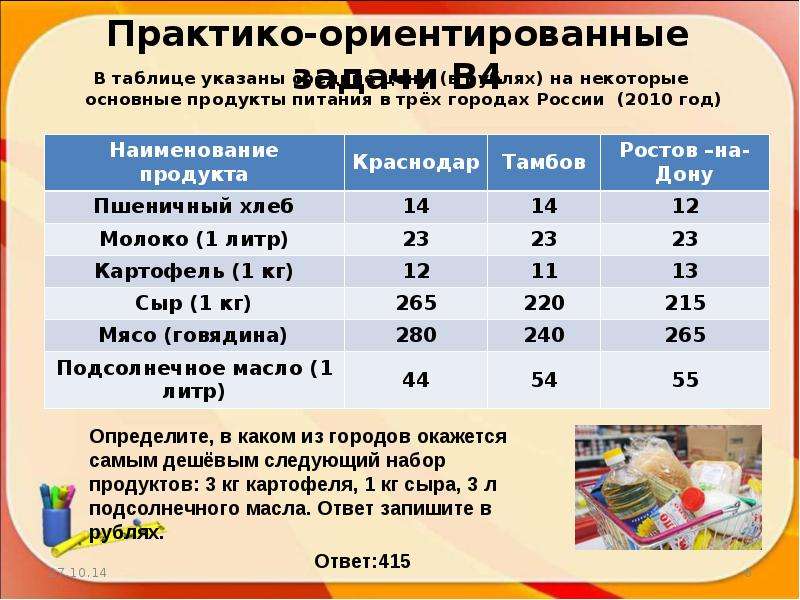 Проект практико ориентированные задачи по математике