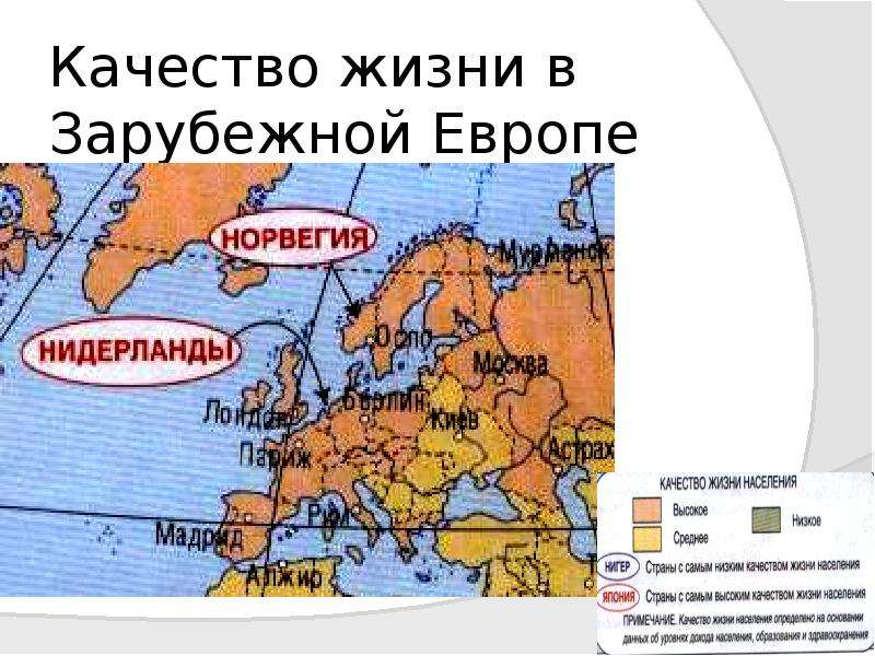 Население зарубежной европы презентация