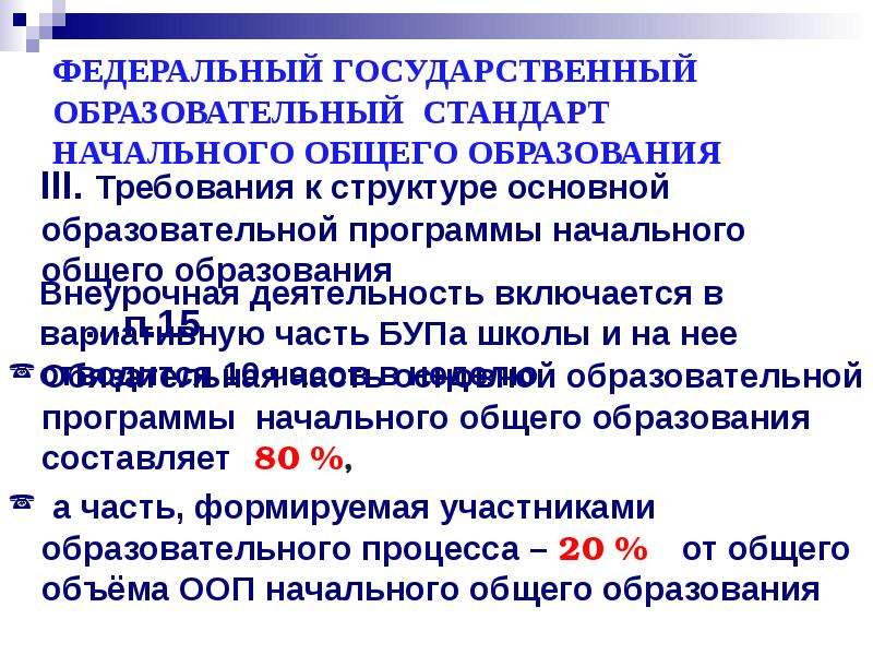 Организация фгос. Требования к структуре ООП НОО. Вариативные программы начального общего образования. Обязательная часть основной образовательной программы. ФГОС НОО требования к структуре ООП-НОО.