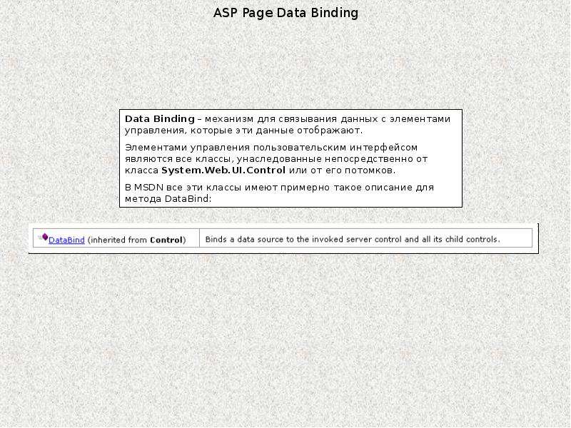 ASP Page Data Binding, слайд №2