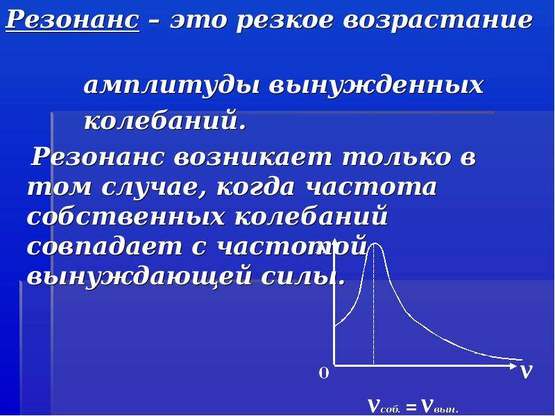 Примеры резонанса. Резонанс. Резонанс резкое возрастание амплитуды. Резонанс резкое возрастание амплитуды вынужденных колебаний. Резонанс это резкое возрастание.