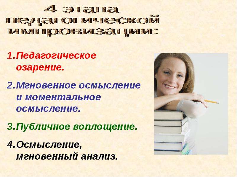 Педагогическая импровизация презентация