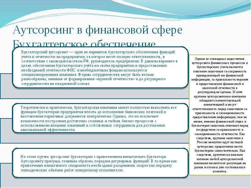 Презентация компании аутсорсинга