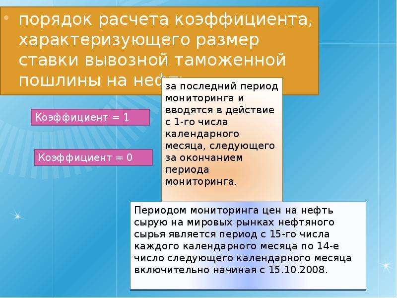 Вывозные таможенные пошлины на нефть сырую. Вывозные таможенные пошлины расчет. Факторы влияющие на размер вывозной таможенной пошлины. Порядок расчета вывозная таможенная пошлина.