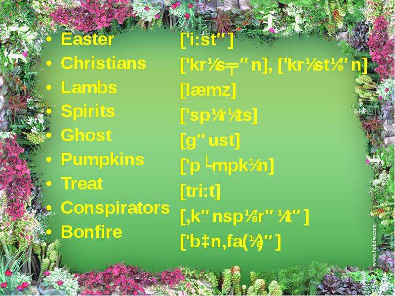 Easter Easter Christians Lambs Spirits Ghost Pumpkins Treat Conspirators Bonfire