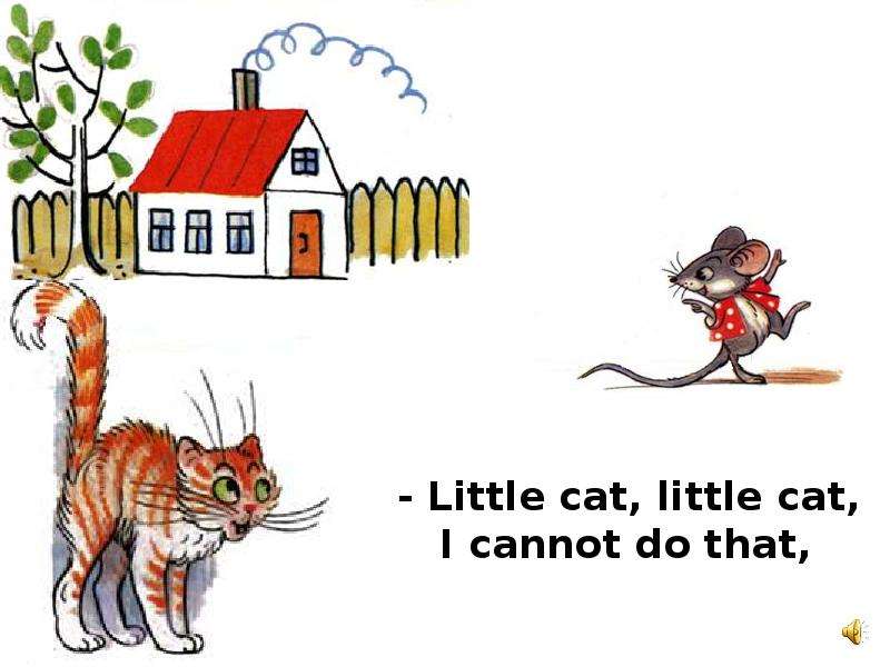 Little Cat and Little Mouse, слайд № 5.