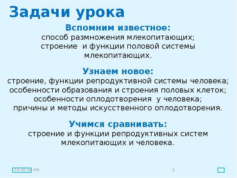 Презентация на тему репродуктивная система