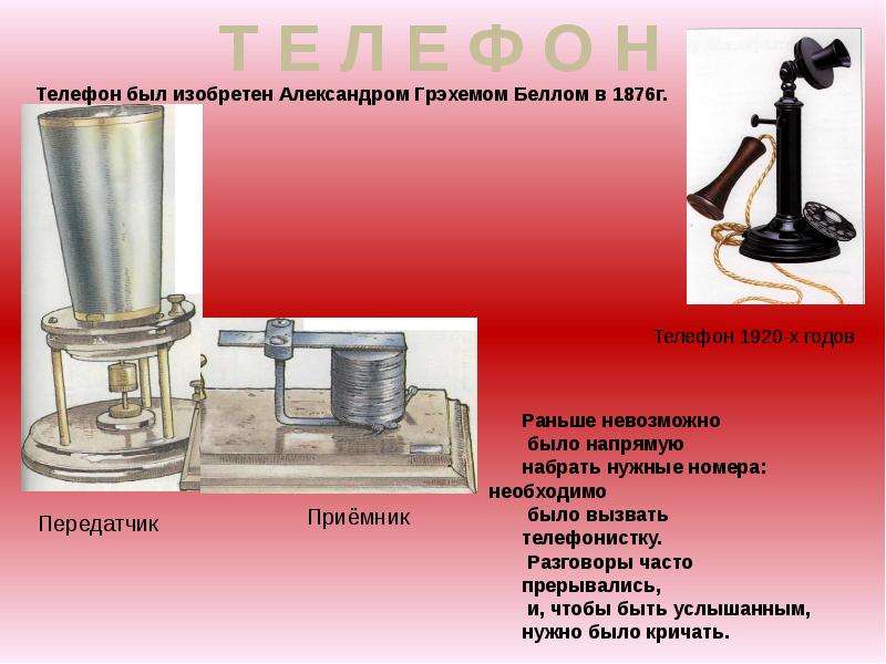 Презентация на тему изобретения