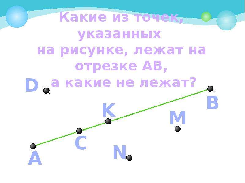 Математика отрезок длина отрезка