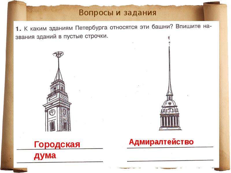 Гостиный двор городская дума презентация 1 класс