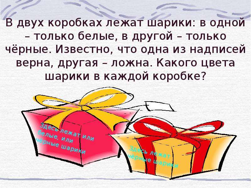 В коробке лежат шары. В одной коробке лежат два белых шара в другой. В коробке лежат 15 шариков. Картинка здесь лежит подарок. В этой коробке лежит подарок.