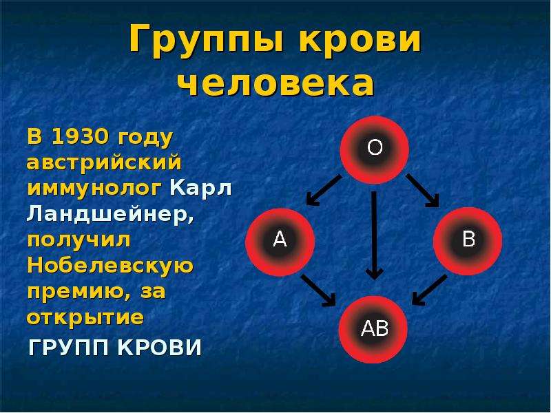 Группа крови картинка как получается