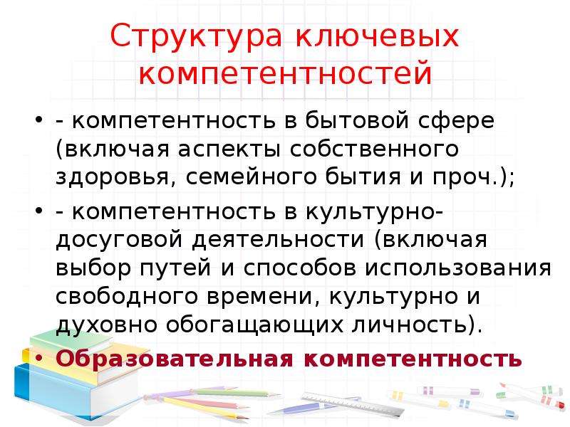 Ключевая структура. Ключевой состав.