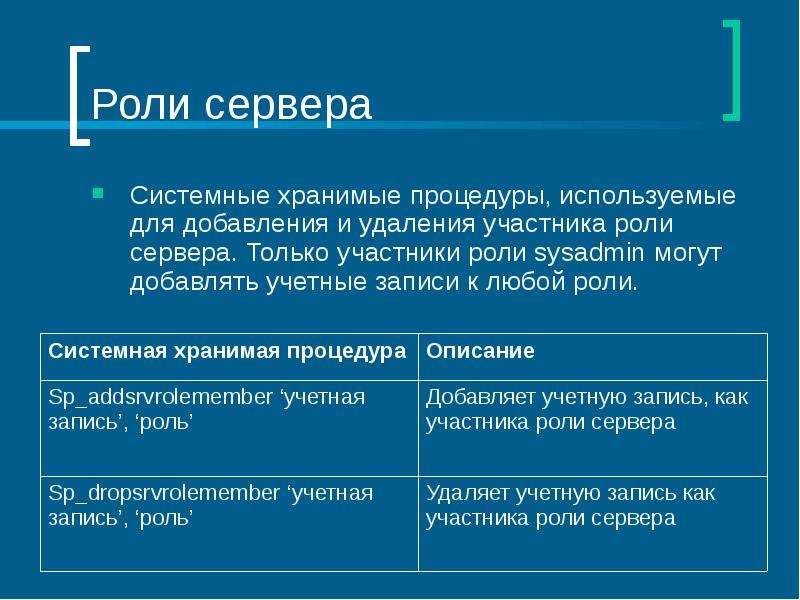 Роль любая. Роли сервера. Серверные роли. Что такое системная роль. Возможные роли сервера.