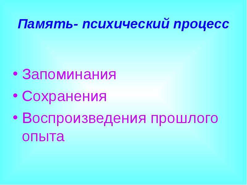 Процессы запоминание сохранение воспроизведение. Память психический процесс. Психические процессы презентация память. Запоминания сохранения и воспроизведения у младших школьников. Процесс запоминания и воспроизведения движений..