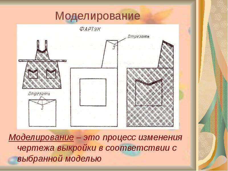 Презентация фартук 5 класс технология