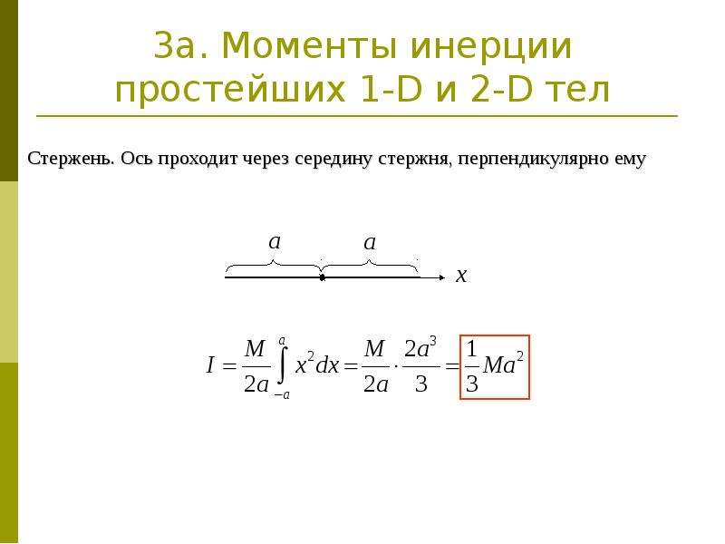 Геометрическая масса. Момент инерции простейших тел. Геометрия масс презентация. Геометрия масс доклад. 2. Геометрия масс.