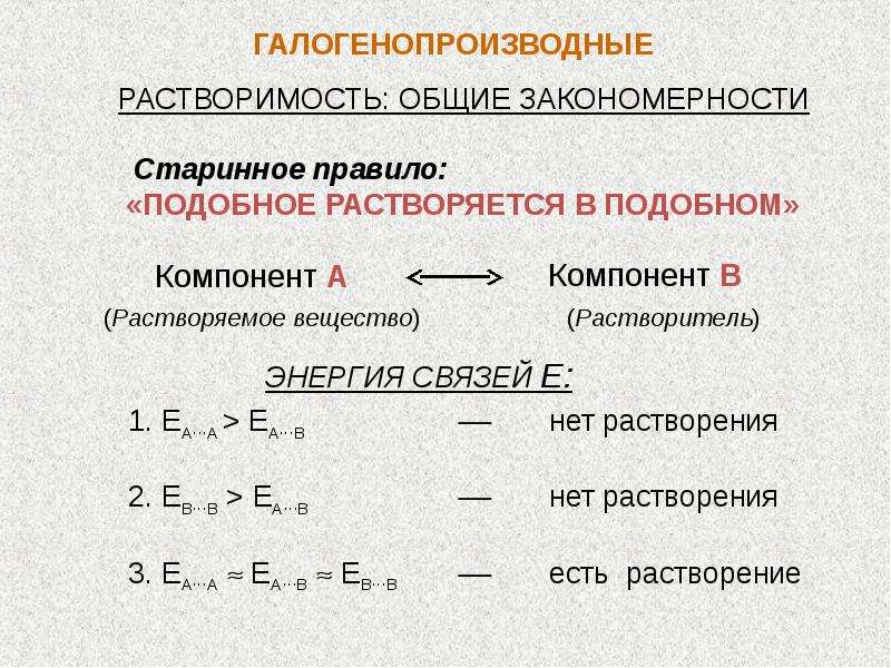 Галогенопроизводные углеводородов презентация