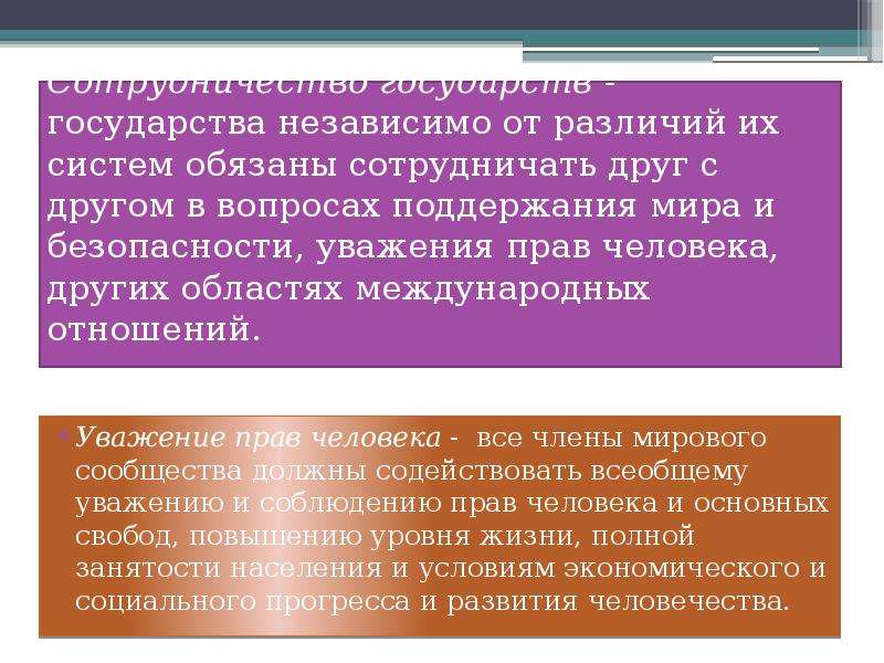 Принцип уважения прав человека и основных свобод презентация