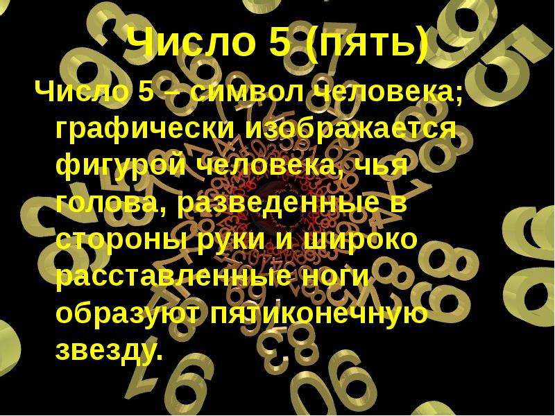 Значение числа в судьбе человека презентация 5 класс