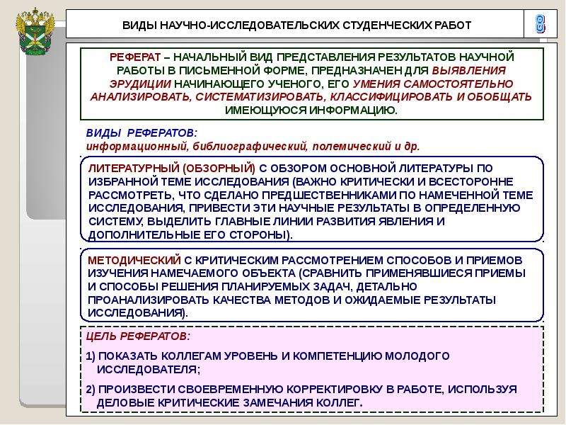 Научно исследовательская работа студентов презентация