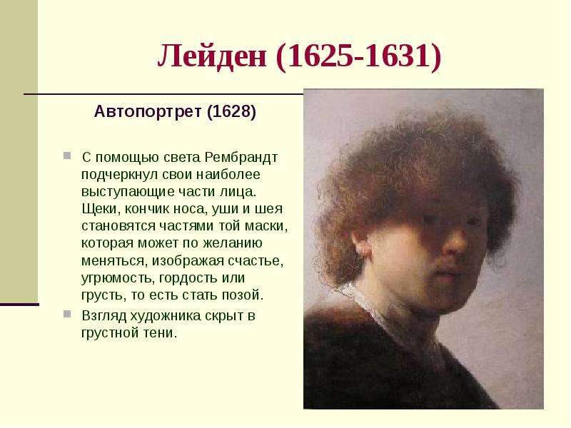 Рембрандт биография. Лейден (1625-1631) портрет. Рембрандт доклад. Рембрандт лица.