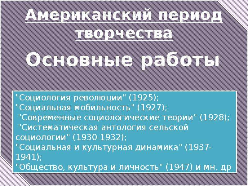 Сша периоды. Периодизация в Америке. Периоды американской литературы. Американский период творчества п Сорокина. Американский период творчества п.а.