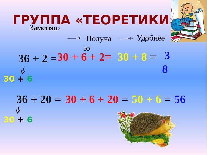 26 4 2 класс. Приём вычисления для случаев вида 36-20. Прием сложения вида 36+2 36+20. Устные приемы сложения вида 36+2, 36+20. Примеры вида 36+2.