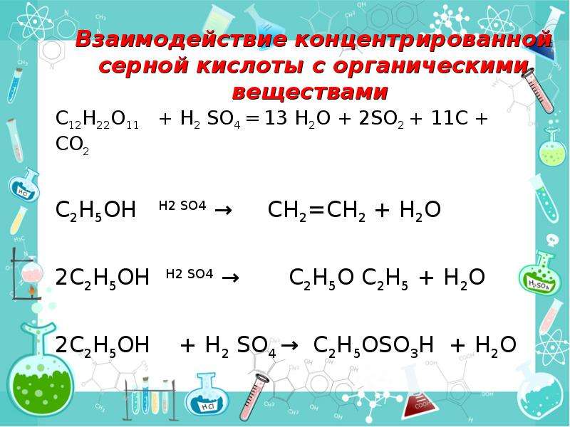 Взаимодействие серной кислоты с солями. Взаимодействие концентрированной серной кислоты с органическими. Взаимодействие с концентрированной серной кислотой. Взаимодействие с концентрированной серной. Взаимодействие серы с концентрированной серной кислотой.