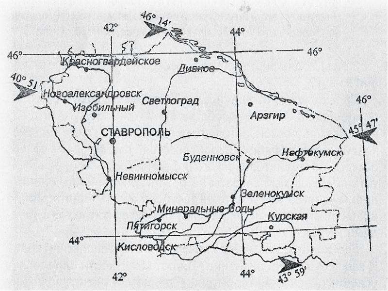 Карта арзгир ставропольский край