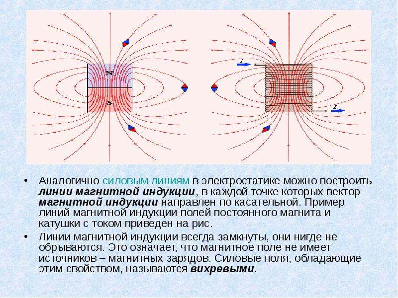 Силовые линии магнитного поля всегда. В каждой точке силовой линии вектор магнитной индукции направлен. Магнитная индукция силовые линии. Силовые линии индукции магнитного поля.