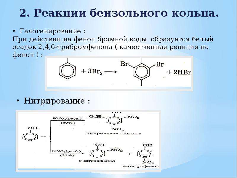 Продукт реакции фенола с гидроксидом натрия