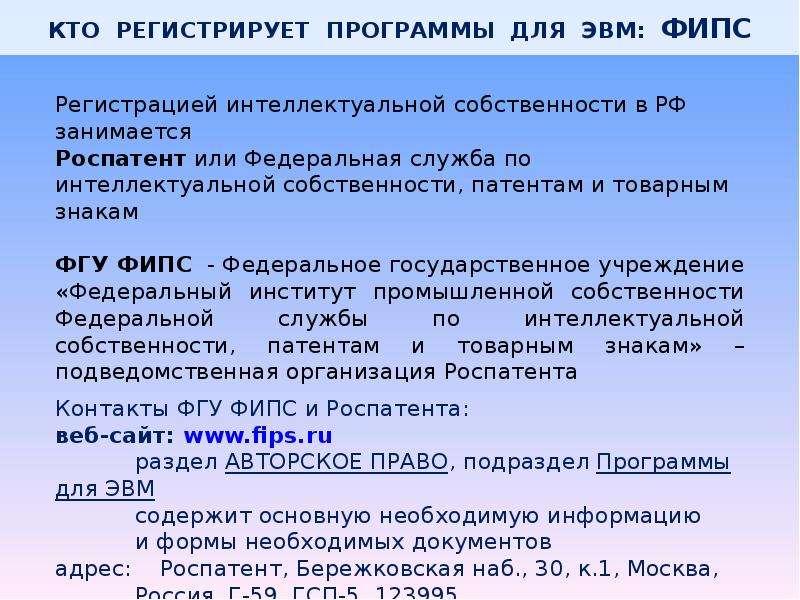 Описание программы эвм образец