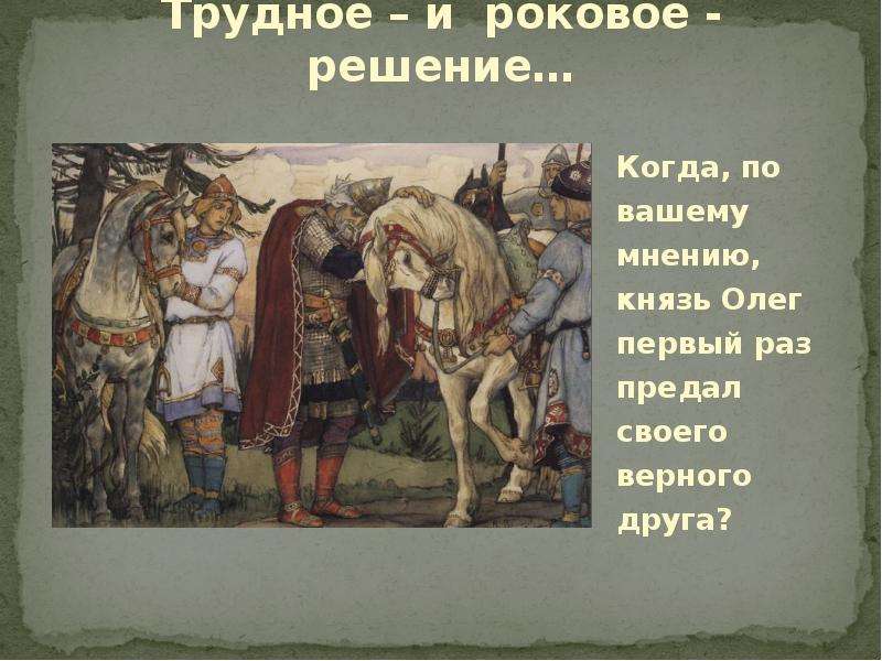 Составь план баллады а с пушкина песнь о вещем олеге расположив эпизоды в правильном порядке