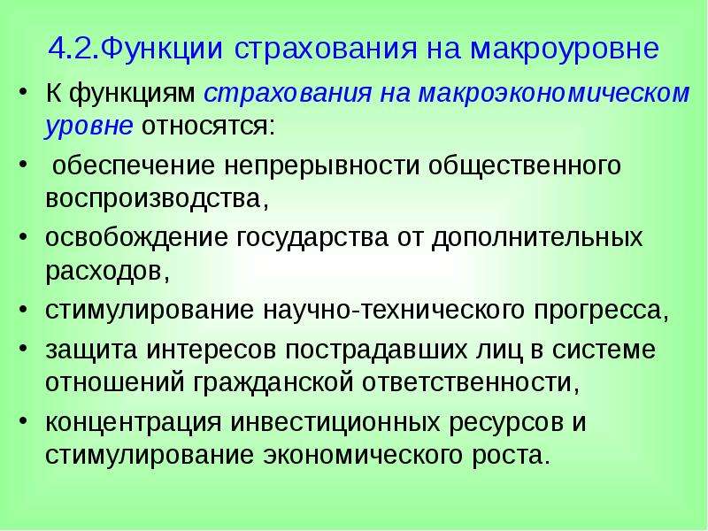 Роль страхования в современном обществе презентация