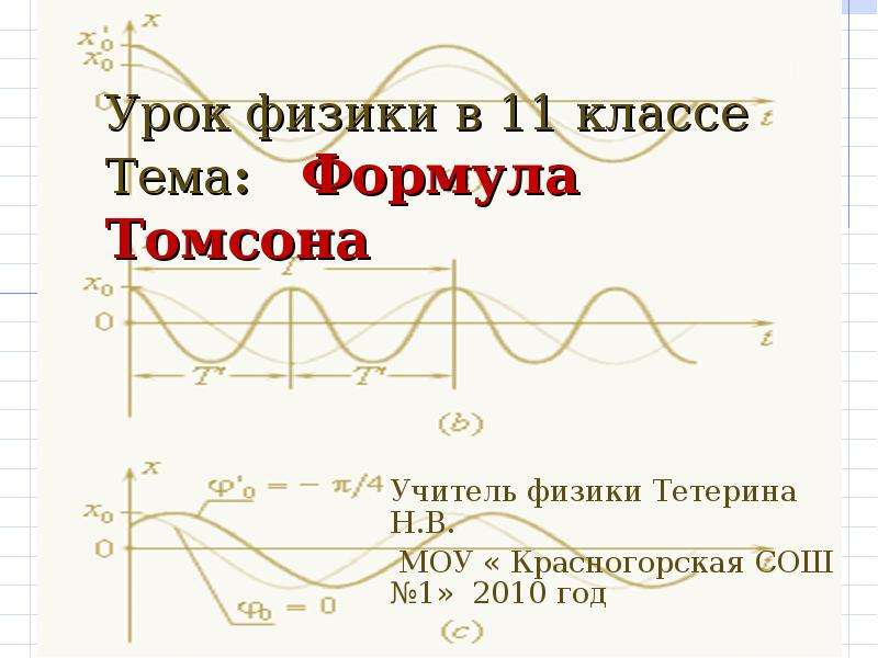 Последний урок физики в 11 классе презентация