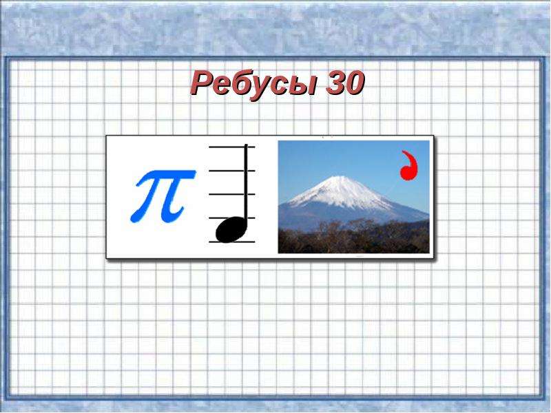 Ребусы по математике 2 класс презентация