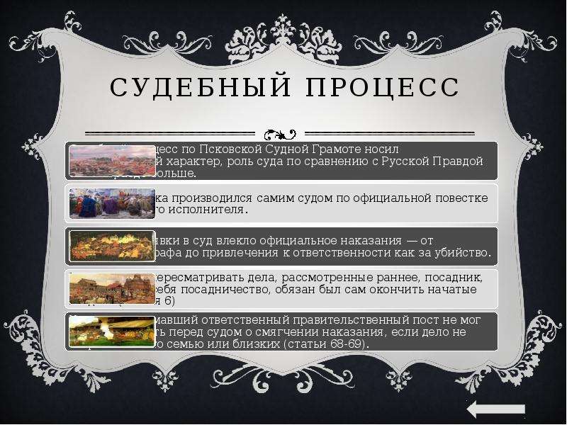 Правовое положение населения по псковской судной грамоте. Судебные органы по Псковской судной грамоте. Судебный процесс Псковской судной грамоты. Судопроизводство по Псковской судной грамоте. Судебный процесс по Псковской судной грамоте кратко.