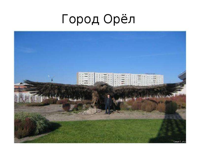 Презентация по городу орел