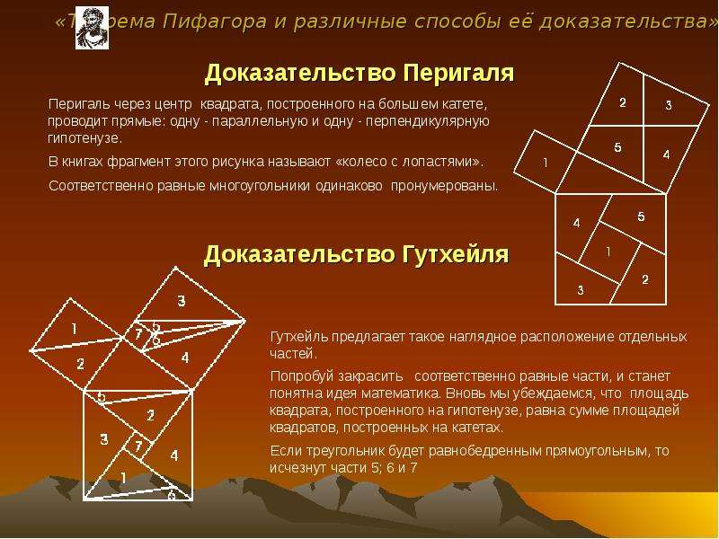 Метод доказательства математических. Необычное доказательство теоремы Пифагора. Доказательство теоремы Пифагора разными способами. Теорема Пифагора доказательства разные. Различные способы доказательства Пифагора.