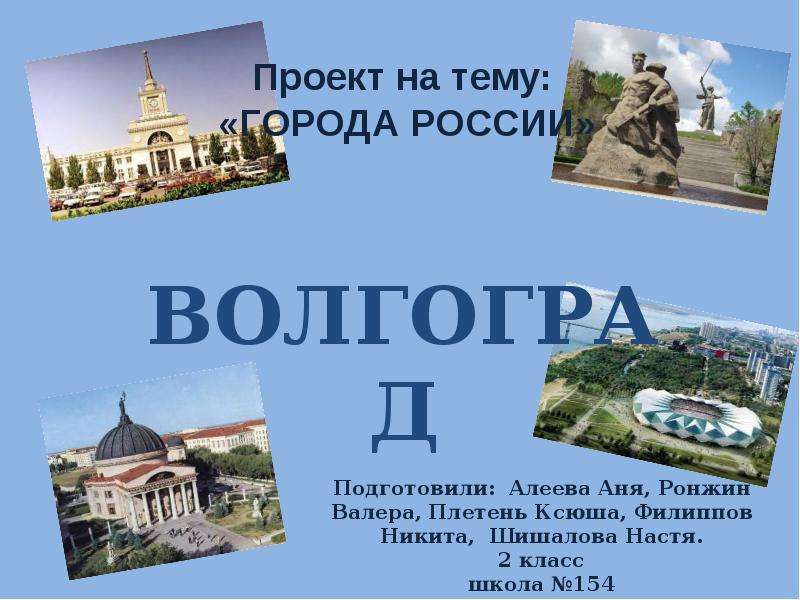 Проект по городам россии 4 класс