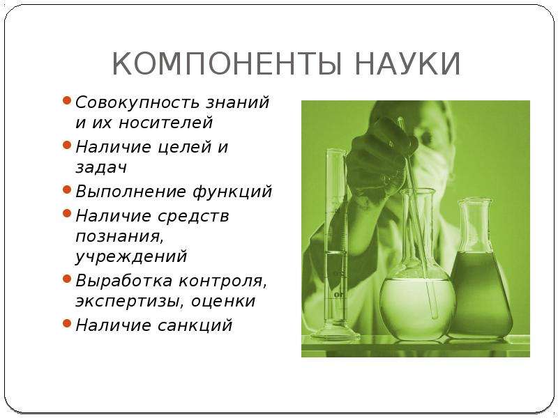 Наука как социальный институт. Компоненты науки. Основные элементы науки. Структурные элементы науки. Составные компоненты науки.