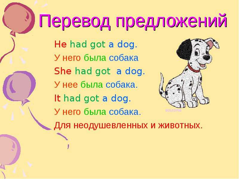 Dogs am big перевод. Собака на английском языке. Собака в английском it. Предложение на английском у меня нет собаки. Как на английский языке собака.