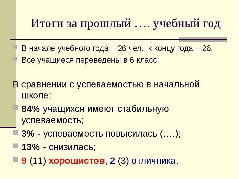 Итоговое родительское собрание в 6 классе в конце года презентация