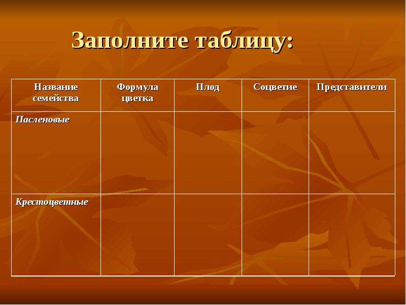 Название семейства. Семейство Пасленовые таблица. Название семейства Пасленовые таблица. Двудольные растения таблица.