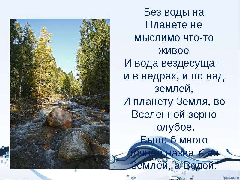 День воды презентация