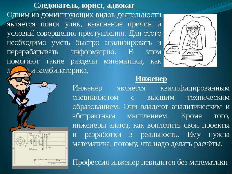 Математика и профессии презентация